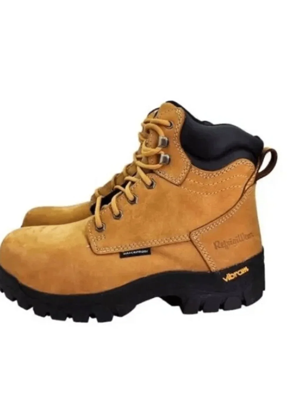 Refrigiwear Men's Tan Ice Logger Composite Toe Insulated Leather Boots Size 7